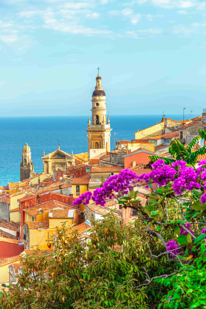 Réveillon à Menton, mer et balcons de la Côte d'Azur