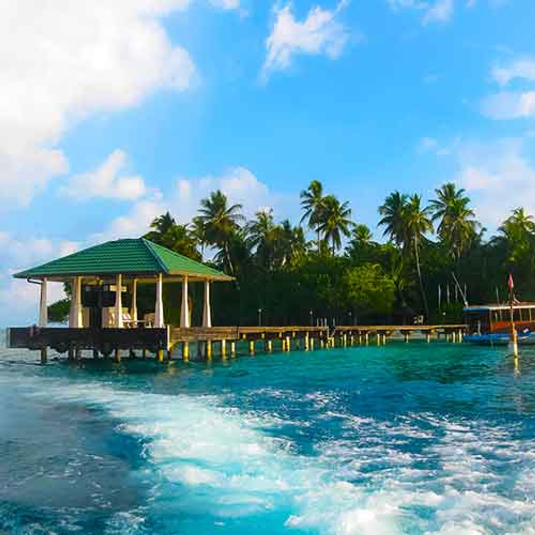 Voyage de noces sur l'île d'Embudu