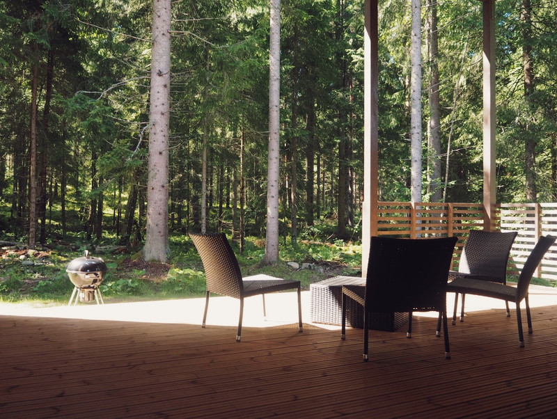 Silence of a forest cabin