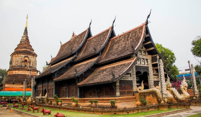 Sukhothai – Chiang Mai– Petit déjeuner, déjeuner