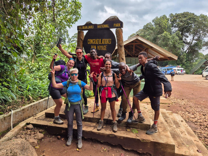 Mweka Camp to Mweka Gate