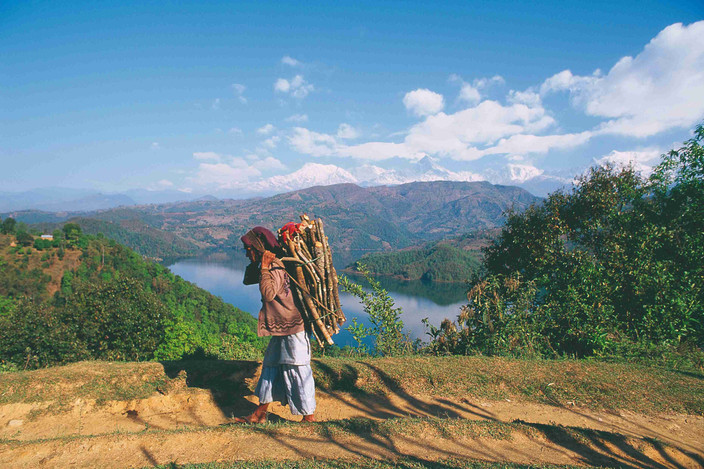 Pokhara (8 20 m) - Katmandou (1 300 m)