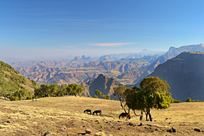 ROUTE DE BARAHIR DAR VERS LES MONTAGNES SIMIENS PAR GONDAR