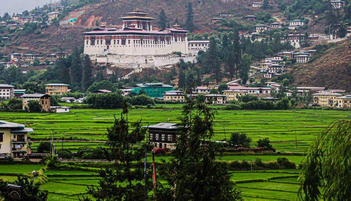 Gangtey - Paro (Distance : 179 km, durée estimée du trajet : 5h35)
