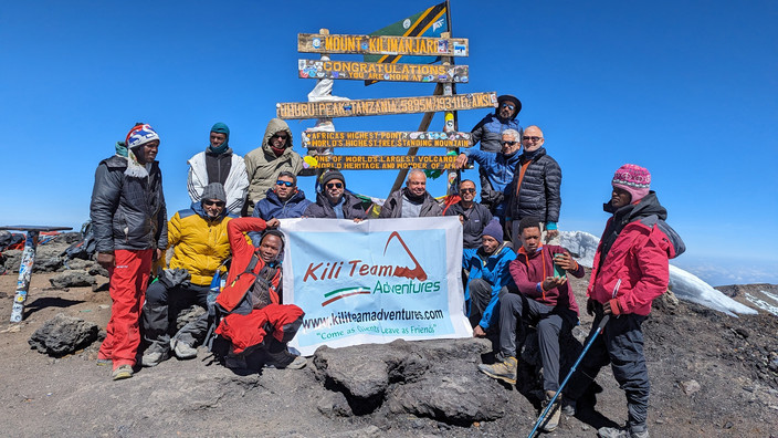 Barafu Camp to Uhuru Peak  to Mweka Camp