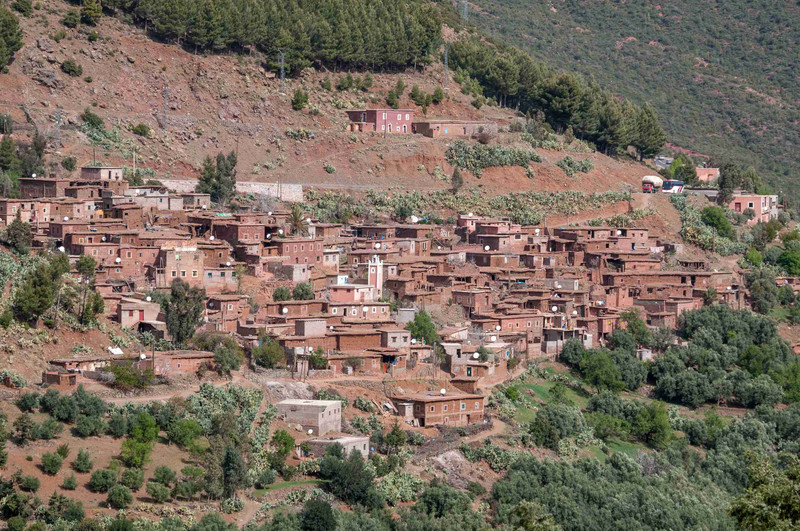 Marrakech  -- Tizi Oussem (1,850m)