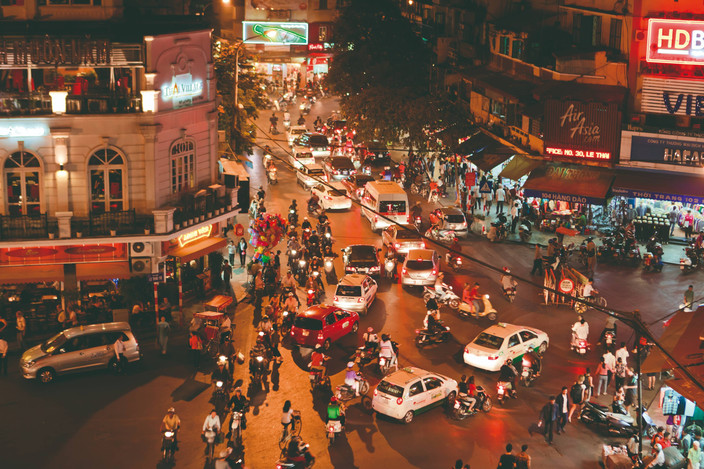 Arrivée à Hanoi