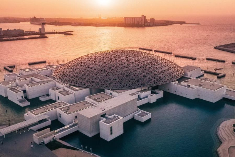 Visite de la ville d'Abu Dhabi avec le musée du Louvre