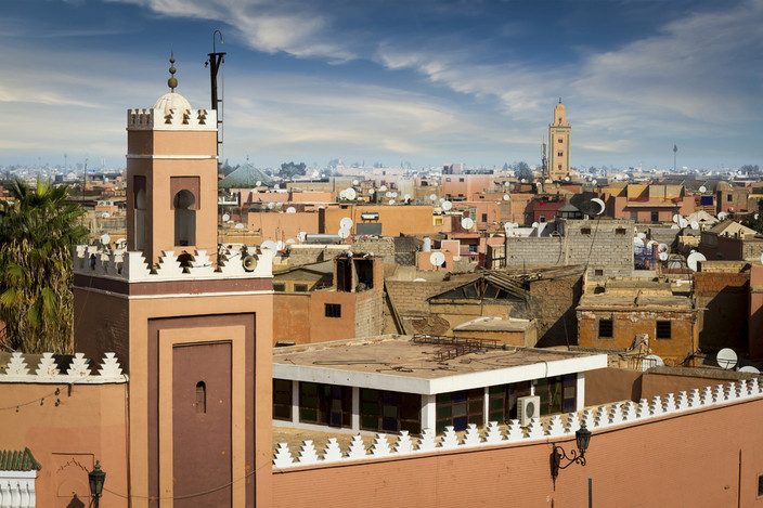 Marrakech vers Imi-n-Oughlad  1600m.