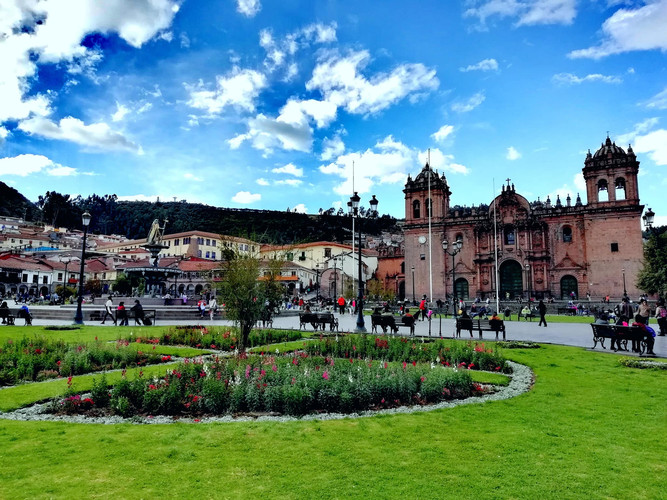 Lima – flight to the city of Cusco – visit of Cusco