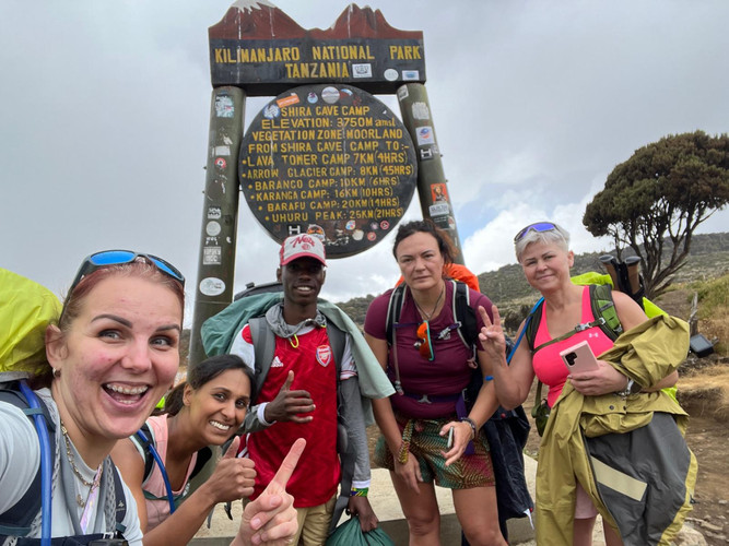 Shira 2 Camp to Lava Tower to Barranco Camp