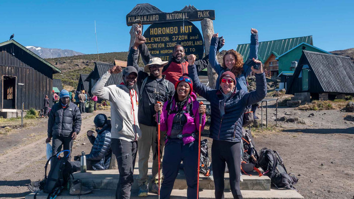 De Horombo Hut à Kibo Hut