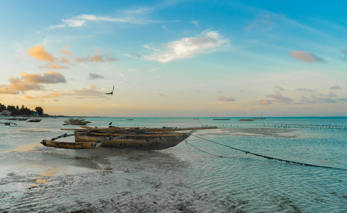 Vacances sur la plage de Zanzibar