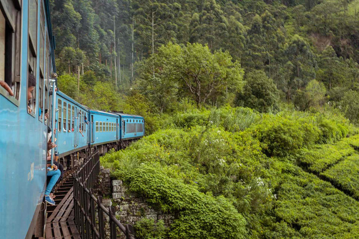 Kandy a Nuwara Eliya et Haputale (en train)