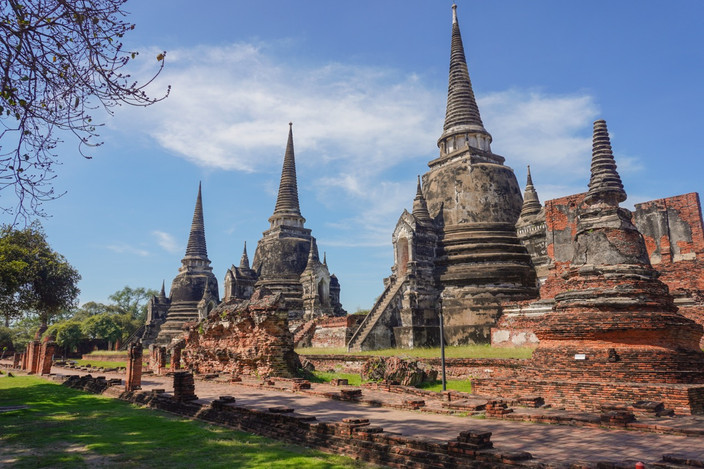 Découverte du parc historique d'Ayutthaya en tuk-tuk et transfert pour Khao Yai