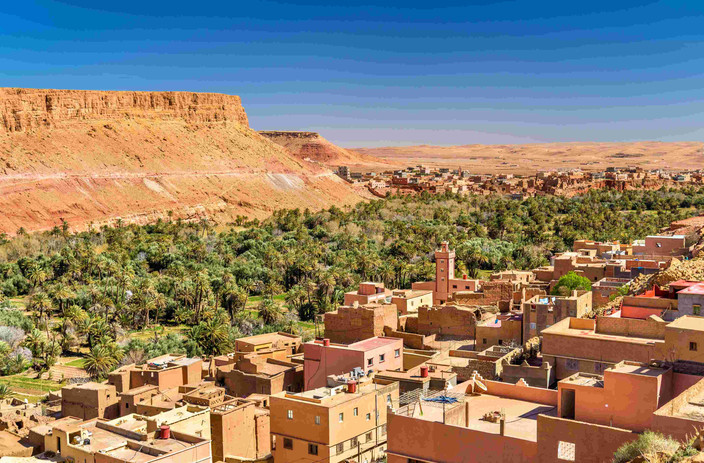 Merzouga - la vallée du roses - Skoura - Marrakech