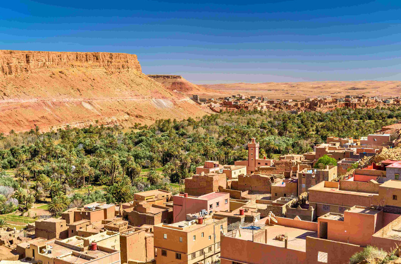 Merzouga - la vallée du roses - Skoura - Marrakech