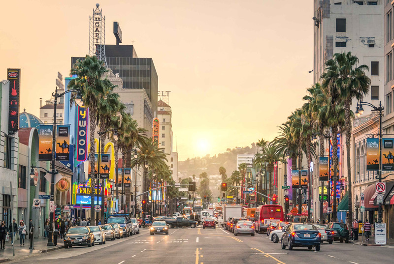 Arrivée à Los Angeles