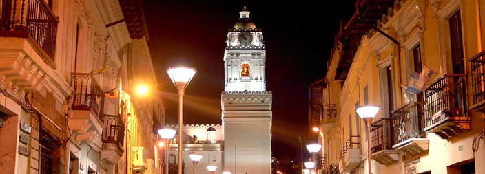 Arrivée dans la ville coloniale de Quito