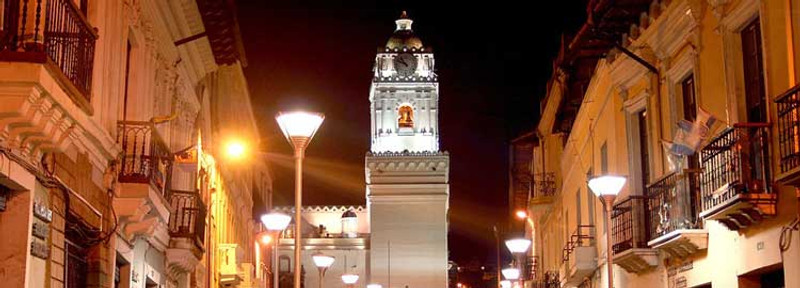 Arrivée dans la ville coloniale de Quito