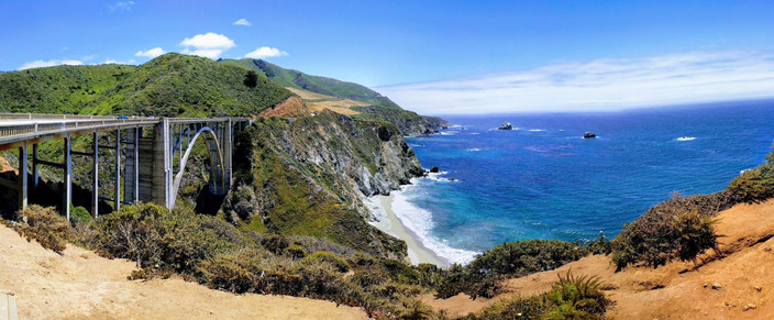 Première étape sur la côte Californienne