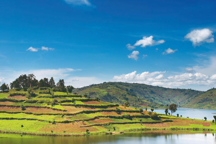Transfert à Lake Bunyonyi