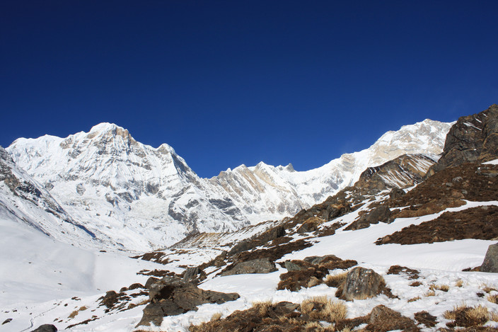 Trek pour le Camp de base du Machhapuchhare (3700 m) (environ 4 à 5 heures de marche)