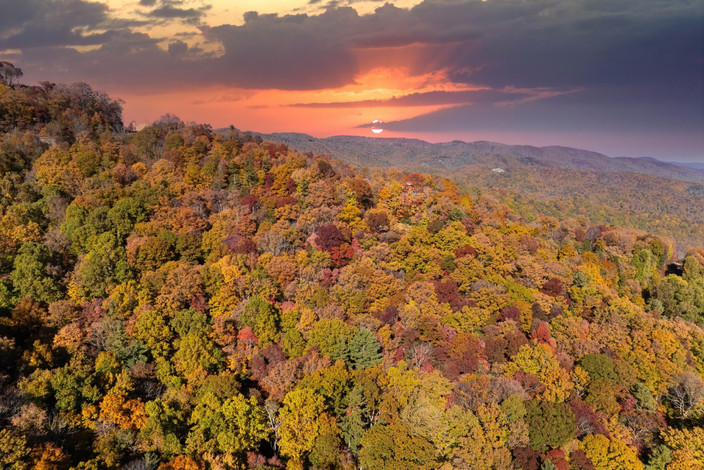 Route panoramique sur le Blue Ridge Parkway