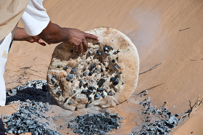 Dégustation du pain de sable