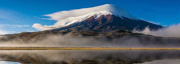 Randonnée dans l'avenue des volcans