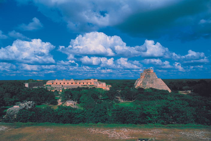 Sur la route Puuc, site archéologique Uxmal