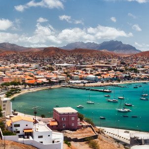 4 eilanden gecombineerd: Santiago, Fogo, Sao Vicente en Santo Antao