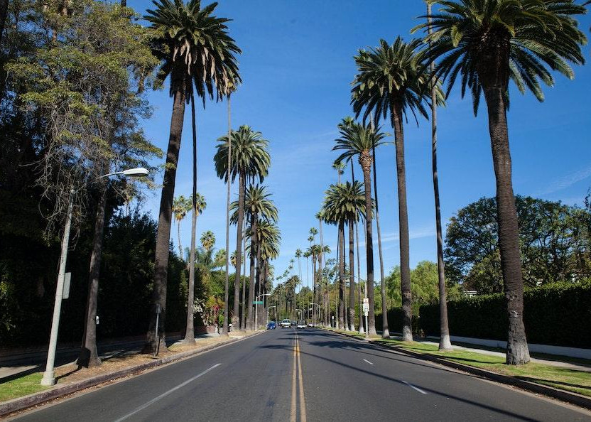 Arrivée à Los Angeles