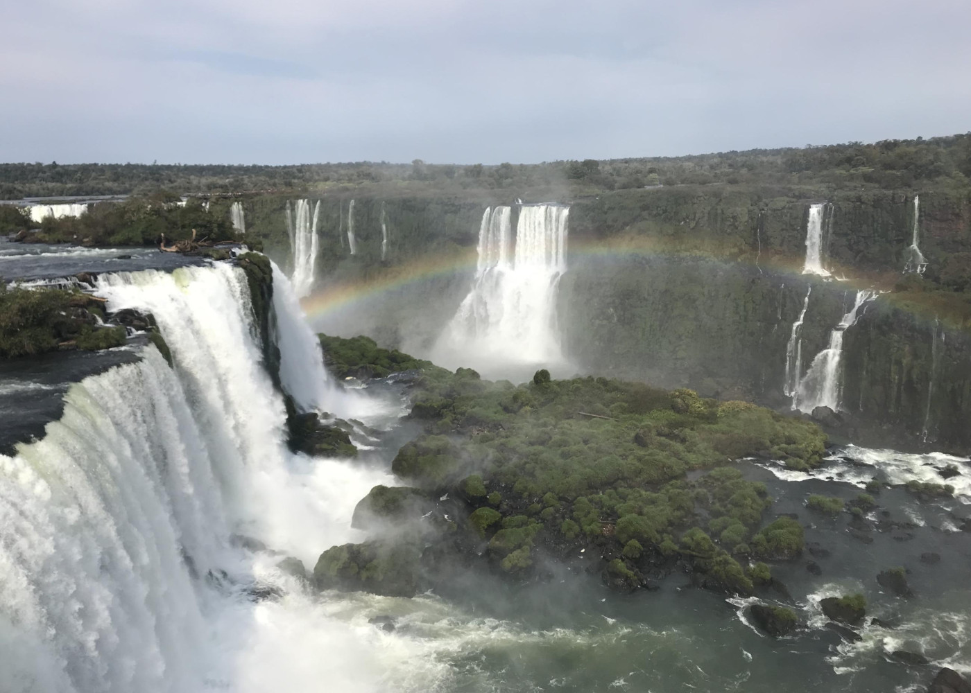 Panorama brésilien des chutes d’Iguazú et parcours à vélo
