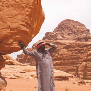 Von der Roten Wüste nach Petra, der Rose