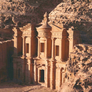 Von der Roten Wüste nach Petra, der Rose