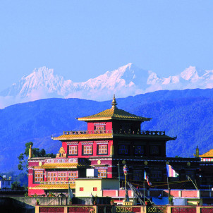 Nepal in het huis buiten de gebaande paden