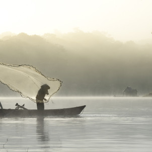 Natur und Dorfer in Sri Lanka